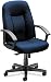 Basyx VL601VA90T VL601 Series Managerial Mid-Back Swivel/Tilt Chair, Navy Fabric/BLK ...