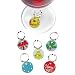 True Fabrications Holiday Trinkets Wine Charms