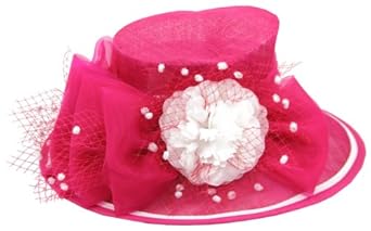 Lucindas Must Have Sinamay Dress Hat With Fancy Bow And Dots