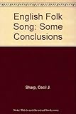 English folk song, some conclusions