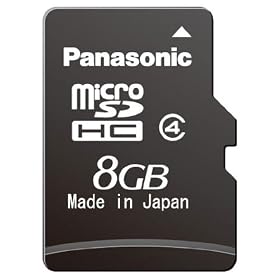 Panasonic RP-SM 08 GFE1K MicroSDHC 8GB
