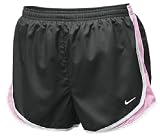 Nike Women's Black/Perfect Pink Tempo Running Shorts