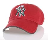 NEW YORK YANKEES Santa Christmas Baseball Hat Cap Red