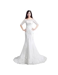 Elbow Length Sleeves Lace Evening Dress/Party Dress/Wedding Dress 