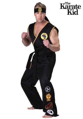 Fun Costumes mens Karate Kid Cobra Kai Costume