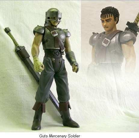 Berserk Guts Mercenary Soldier (TV Version) Action Figure by Toycom
