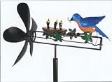 Blue HandWorks Bluebird Mama & Baby Whirligig