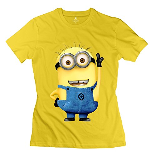 Youshine Women’s Cute Minions Tshirt XS Yellow