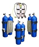 Quick Draw Twins Tank Connect Kit for Scuba and Wreck Diving Scuba Tanks Scuba Cylinders Dive Tanks Twin Tank Two Tanks Diving Tanks