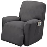 Stretch Sensations Optic Recliner Stretch Slipcover, Gray