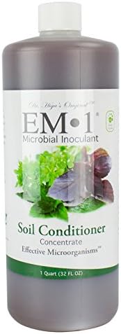 TeraGanix EM-1 Soil Conditioner Microbial Inoculant Compost Organic Concentrate ( 32oz / 1Q)