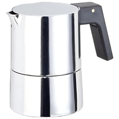 Alessi Pl01/3 Pina Espressomaschine aus Gu�aluminium, Griff aus Bakelit