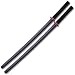 2 Sponge Covered Black Daito Set of Practice Swords Katana