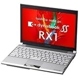 ���� dynabookSSRX1/S7A U7500/1.06G/12W/LED/80G/-/LAN/a.b.g/VisBusi/.6Cell PARX1S7ANA