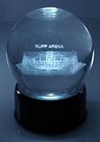Kentucky U Stadium Etched In Crystal Ball