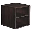 itso 1x1 Cube with Shelf - Espresso