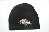 NFL Baltimore Ravens Black Cuffed Beanie Hat Ski Skull Cap