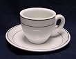 Demitasse cups and saucers set of 6 for Greek Coffee/Espresso