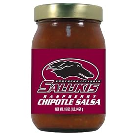 12 Pack SOUTHERN ILLINOIS Salukis Raspberry Chipotle Salsa by