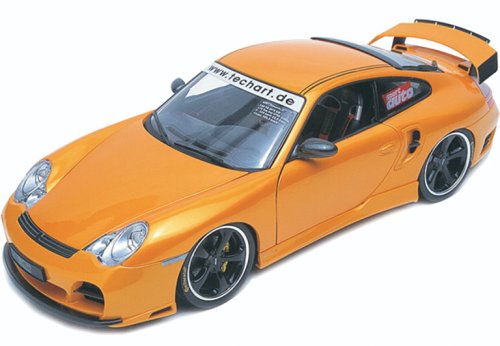 1/18 TECH ART ポルシェ911 Turbo オレンジカラー