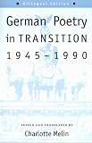 German Poetry in Transition, 1945-90