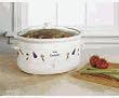 Crock-Pot 5070TC-VG 7-Quart Oval-Shaped Manual Slow Cooker with Travel Bag, White