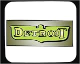 Mauspad mit Dekoration - Brett, Michigan, Detroit, unterzeichnen, Banner, Poster, Werbung