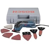 Bosch 1853 5 7 inch/9 inch Large Angle Sander Bosch 1294VSK 2.3 amp Corner Detail Sander Kit-inchcludes Sanding Sheet and Backing Pad Assortment