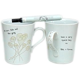 30th Anniversary Signed and Sealed His/Her Mugs