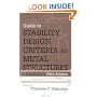 Guide to Stability Design Criteria for Metal Structures, 5th Edition
