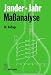 Bücher : Ma&szlig;analyse