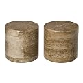 Marble Salt and Pepper Shakers - Mocha