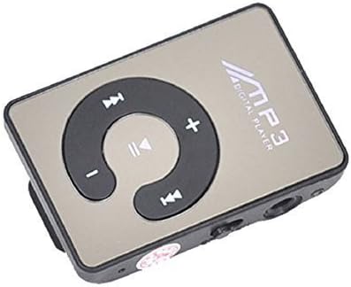 Innoda Mirror Clip USB Digital Mp3 Music Player Support 1-8GB SD TF Card Black