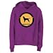Sweatshirt Woman Lilac  Labrador Retriever - Wiggle Butts Club  Dog