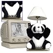 Remmington Security 2155 Teddy Bear Table Lamp Security Camera with 2-channel Switcher
