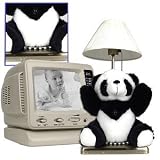 Remmington Security 2155 Teddy Bear Table Lamp Security Camera with 2-channel Switcher