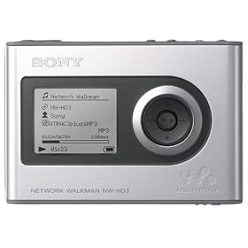 Sony NW-HD3 20GB Network Walkman / MP3 Digitial Audio Player - Silver