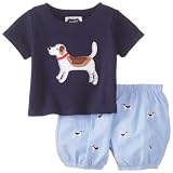 Mud Pie Baby-Bo ... et, Blue, 3-6 Months