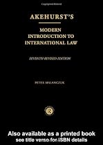 Akehurst's Modern Introduction to International Law