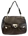 Ferragamo Callidora Black Leather Shoulder Bag 21-7815