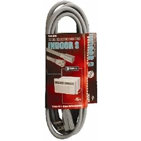 Coleman Cable #03537 9' 12 3BGE Flat Extention Cord by COLEMAN CABLE INC