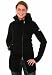 Bench CH Knit FLEECE HOODY Strickmantel Black