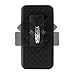 Galaxy S6 Belt Clip Case, Tapirus Combo Case - Shell Holster with Swivel Belt Clip + Hard Case Back Cover with Kickstand + Free Screen Protector - for Samsung Galaxy S6 5.1 Inches, Black