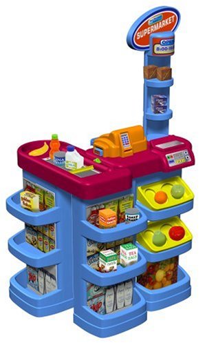 Childrens Toyshop  Toys : Supermarket Set With Trolley