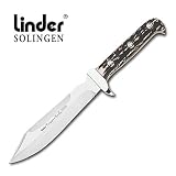 Linder White Hunter Stag Knife