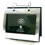 Silver Brushed Metal Flip Photo Album - Holds 36 Standard-Sized 4