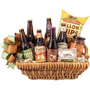 Beer Gift Basket on Amazon Com Beer Medley Gift Basket Grocery Gourmet Food