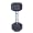 Cap Barbell Rubber Coated Hex Dumbbell with Contoured Chrome Handle (15-Pound)
