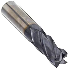 YG-1 EM153 Carbide Square Nose End Mills, Inch, TiAlN Finish, 30 Degree Helix, For Use With Steel/Steel Alloys