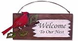 Sunset Vista Designs Enchanted Garden Message Sign, Small - Cardinal - B0020MKR9A